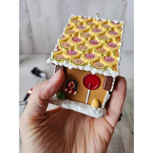 Hallmark gingerbread scented ornament vintage Xmas 2002 tree - Picture 6 of 10